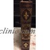 Storage Book Box Fleur De Lis 10" X 6-1/2" X 1.5"   323382313834